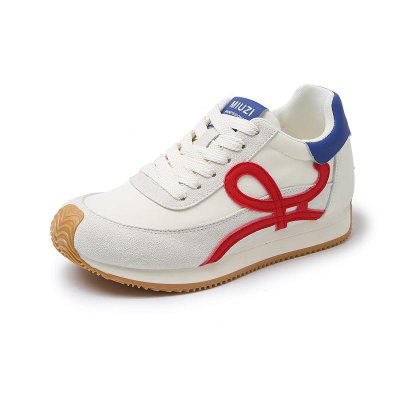 Damen Sneaker Weiß Plateau Damen Ballerinas Sportschuhe Leichtgewichtige Vulkanisierte Schuhe Damen Lässig Bequeme Trainer