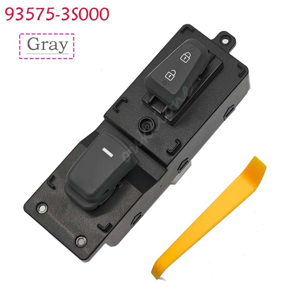 

93575-3S000 For Hyundai Sonata 2011 2012 2013 2014 2015 Front Right Passenger side Power Window Control Switch Car Accessories CQ0157-FR-Gray