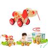 Premium Quality Kids Wooden Animal Puppy Trailer Toy Car For Endless Fun And Imagination