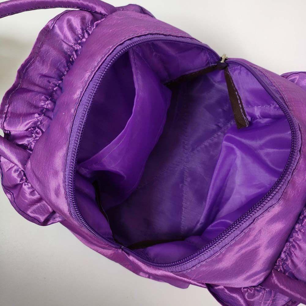 Ruffle Zipper Flower Wrist Bag Leaf Ethnic Style Tote Bag Embroidery Flower Handbag Outdoor