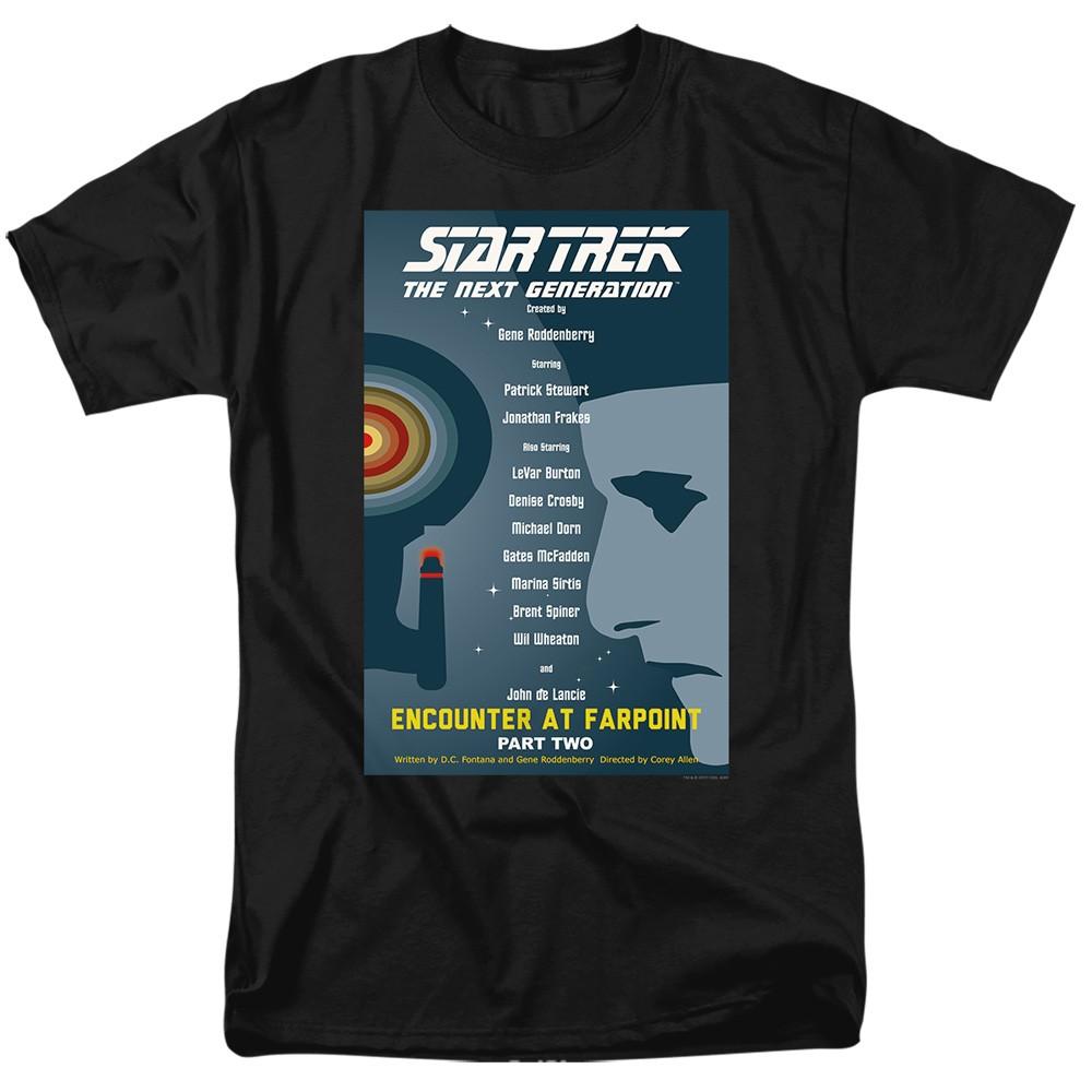 Star Trek - Tng Season 1 Episode 2 - Adult Unisex Short Sleeve T-Shirt - Black S
