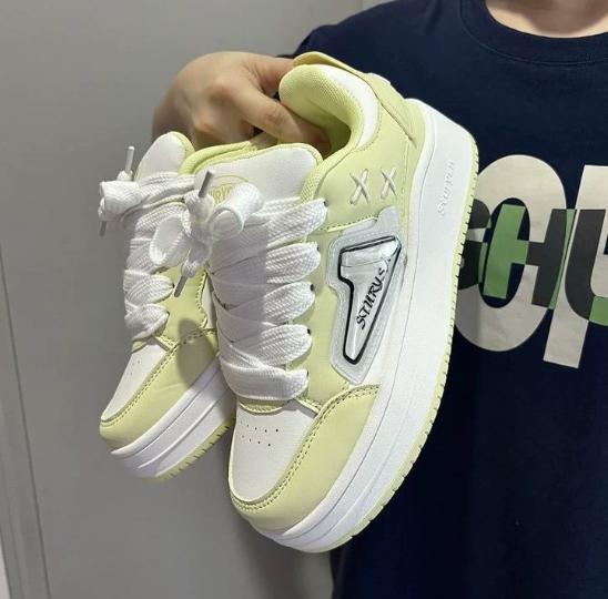 Fashion Couple Sneakers, Casual Daily, Ins Trend, Niche Design, Mandarin Duck Shoes, Dopamine Color Matching Casual Day