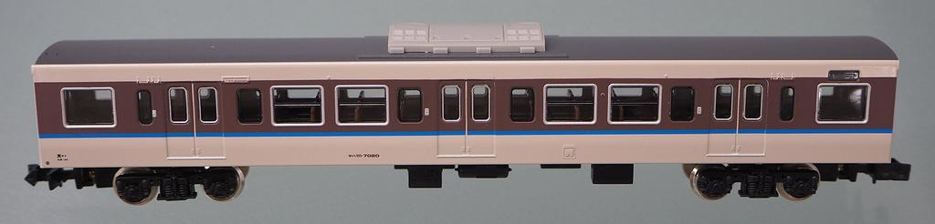 Green Max N Gauge JR113 Series 7000 Series 40N Physically Improved Updated Black Powered 50581 Car, Color, Skirt, 8-Car Set,