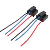 2 Pcs H4 HB2 9003 Headlight Wiring Harness Sockets 3 Pin Adapter Heat Resistant 12V