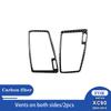 For Volvo XC90 2003 2004 2005 2006 2007 2008-2014 Car Dashboard Side Air Outlet Vent Frame Interior Trim Carbon Fiber Sticker.