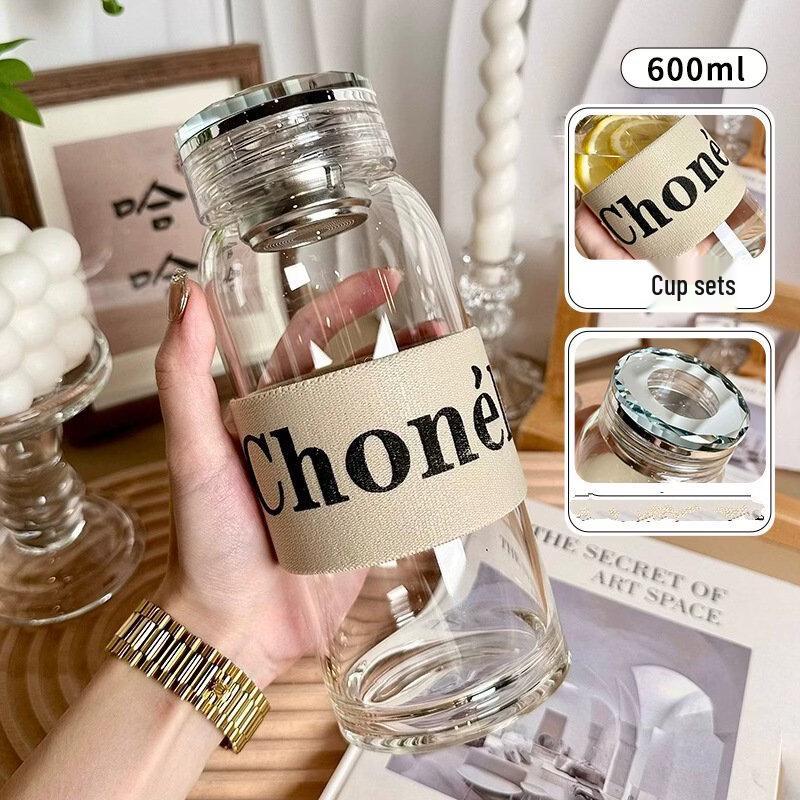 Shangqi Diamond High Borosilicate Glass Tea Infuser Bottle Set