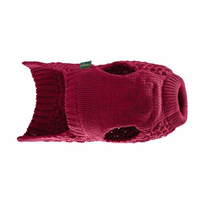 Pull Pour Chien - HUNTER - Malmo - Bordeaux - Coton - Taille 35 Cm