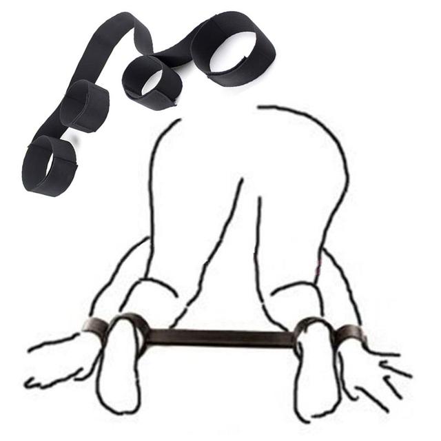 BDSM Bondage Sklavenhalsband Handschellen & Fußfesseln Fesseln Mundknebel Sexspielzeug für Erwachsene für Paare Frau Fetisch Zubehör