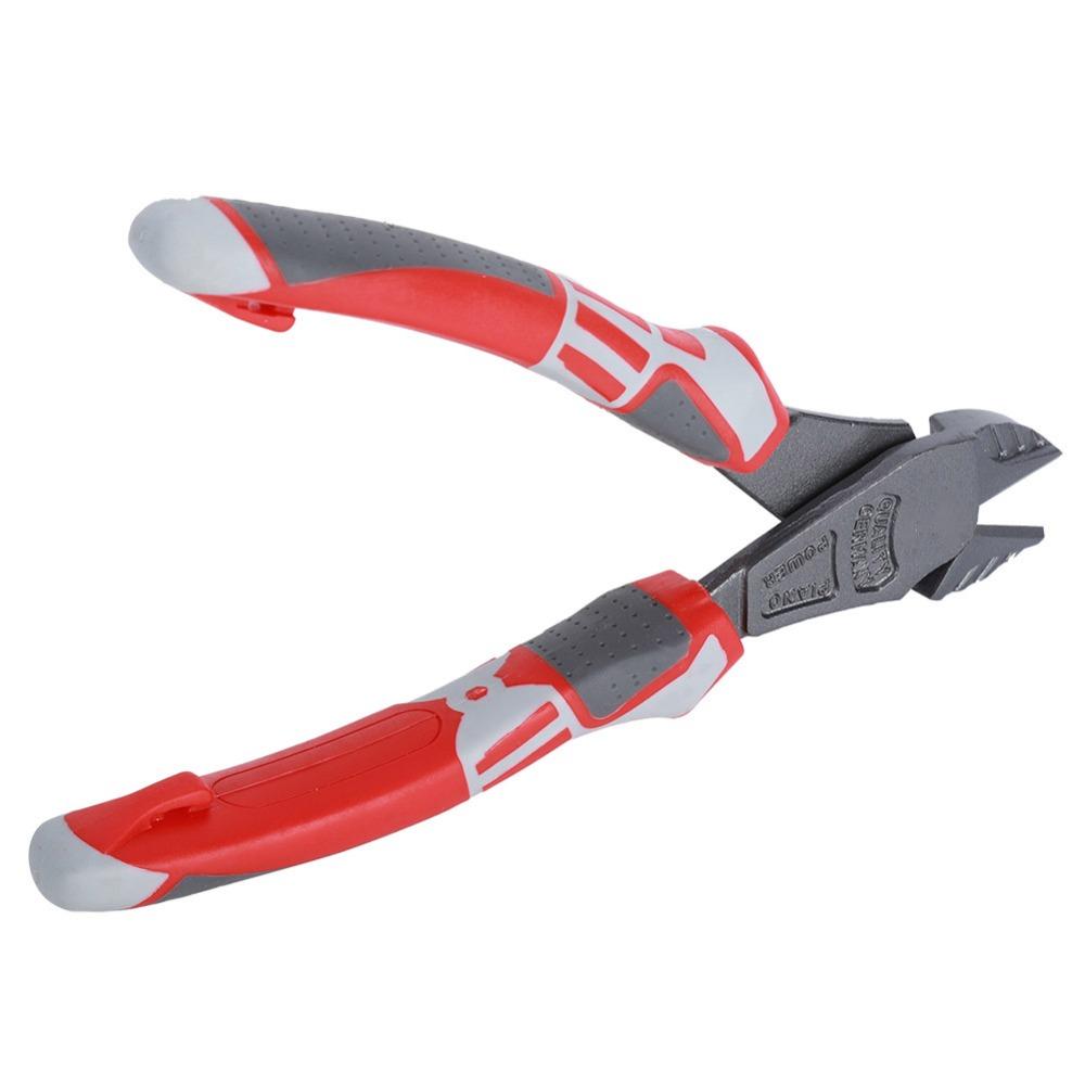 Ergonomic Handles Electrician Pliers 7 Inch Length Wire Cutter Pliers Electrical Repair