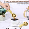 Stainless Steel Coffee Scoop, Coffee Scoops Short Handle, Tablespoon Measuring Spoons, for Coffee, Tea, Sugar, Kitchen Tool