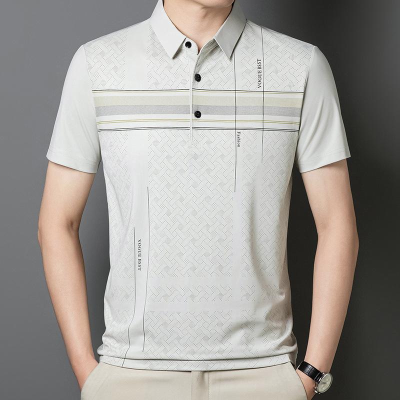 Polo tričko s krátkým rukávem Business Casual top Tričko Spodní tričko Drive Dnu