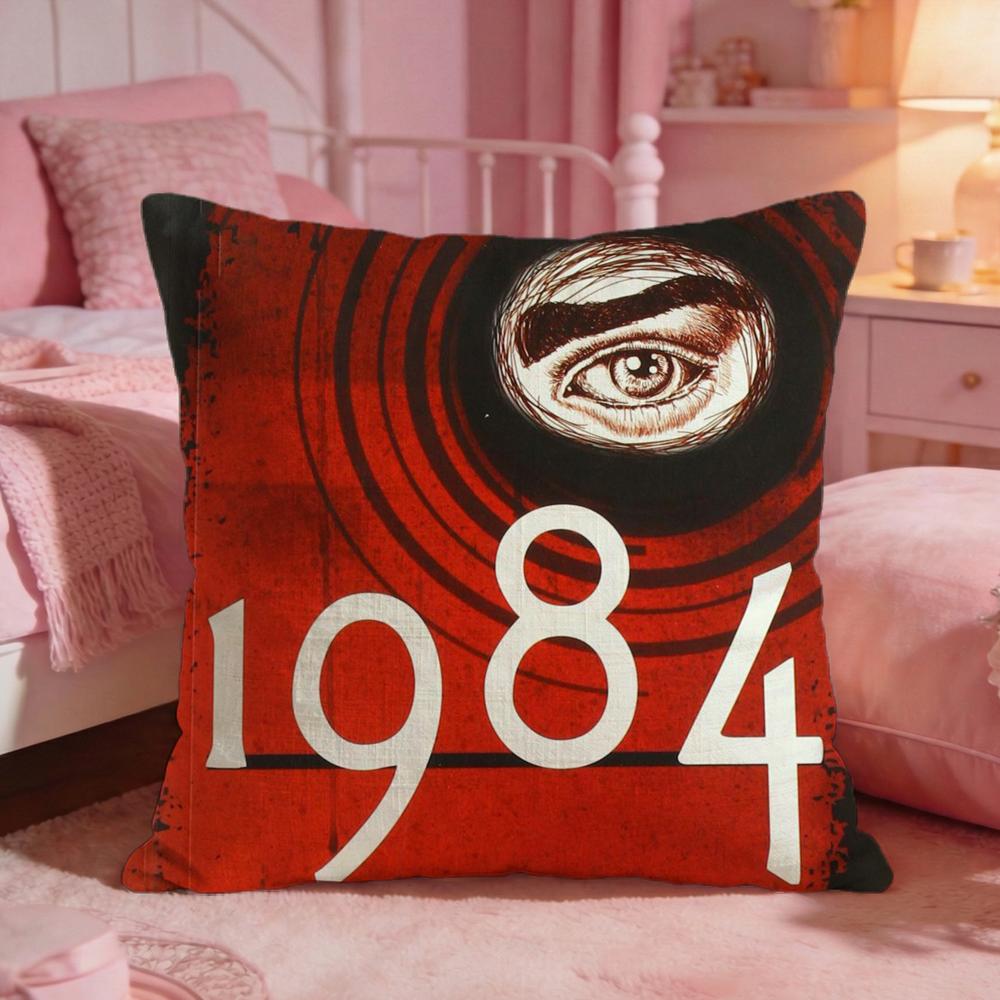 Nineteen FightyFour Cushion Cover Premium Comfort Reversible Pillow Cove Two In One Design For Any Room Car Interior