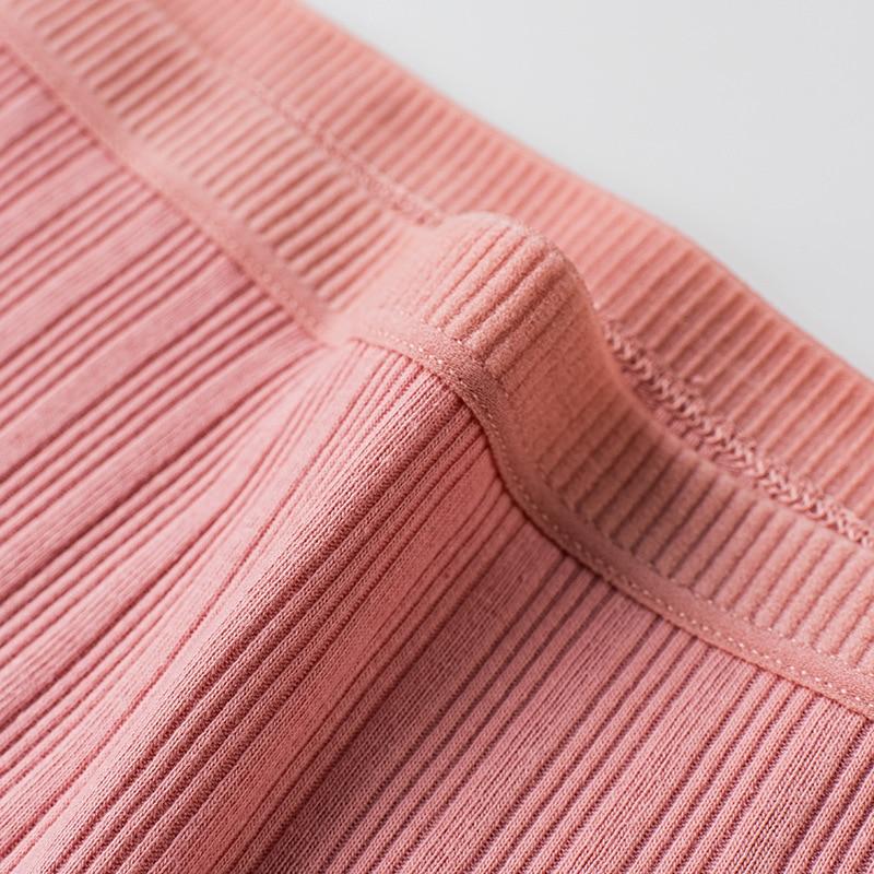 3 Pcs/lot Women's Underpants Soft Cotton Panties Girls High Waist Briefs Striped Panty Sexy Female Underwear Big Size M-XXL