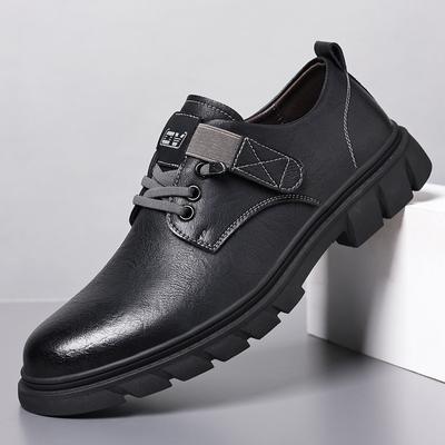 Scarpe nuove da uomo Scarpe da lavoro in pelle da uomo retrò Scarpe con plateau slip-on Scarpe casual alla moda da uomo