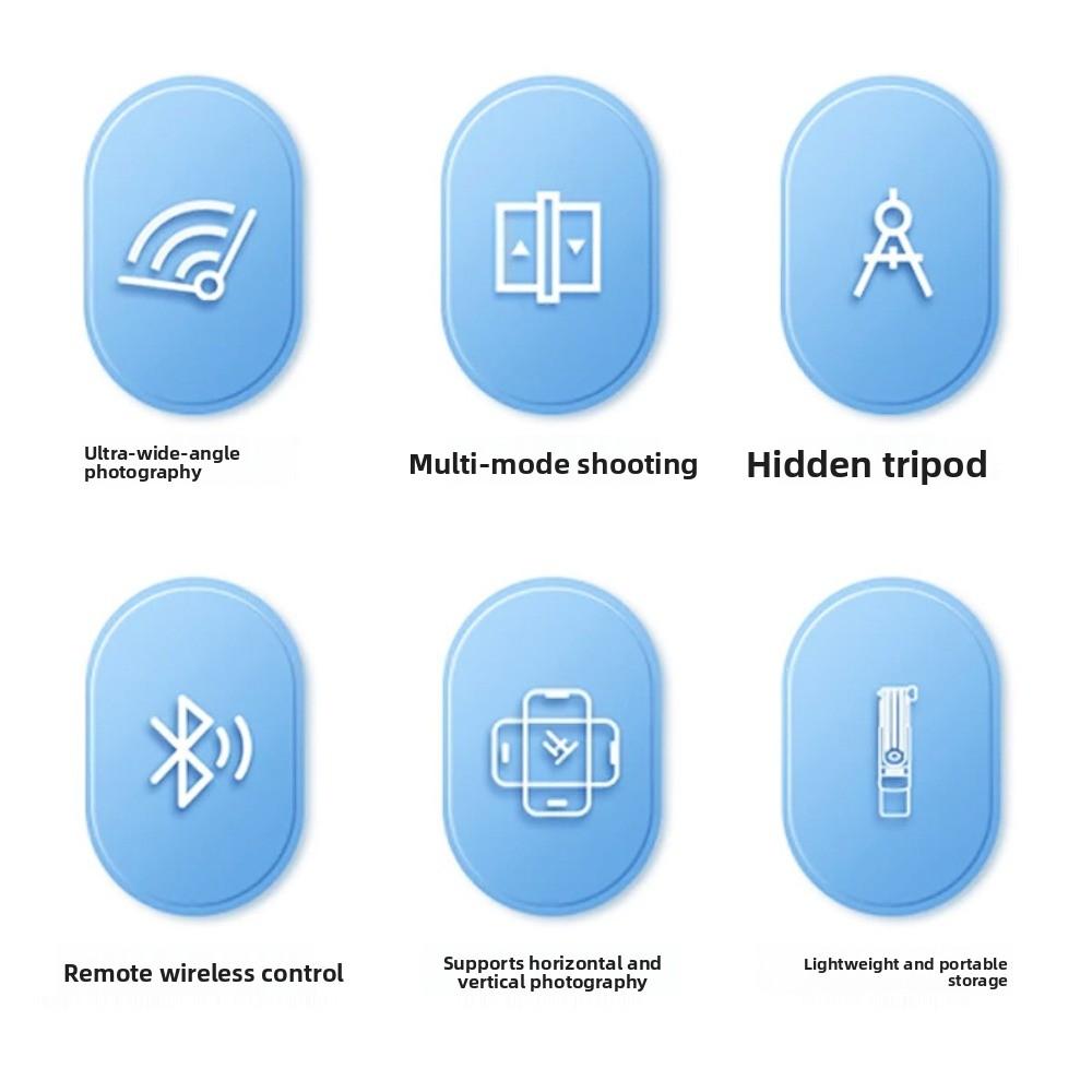 With LED Lamp Telescopic Selfie Stick Portable 1.7m Bluetooth Selfie Stick Handheld Extendable Selfie Stick Tripod