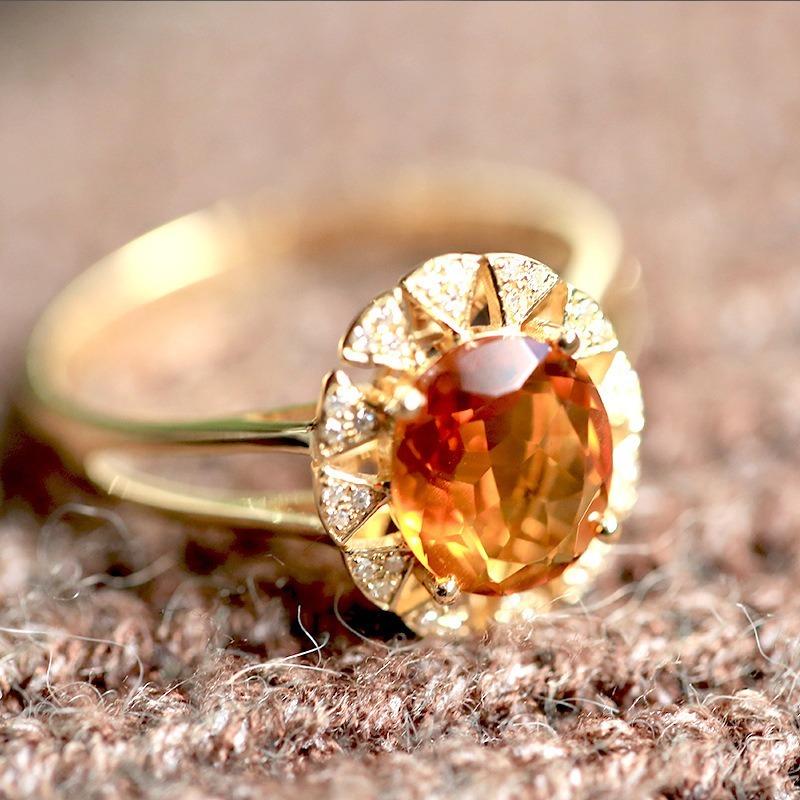 Sace Gems Classic Copper Alloy Zircon Ring Ladies Jewelry Wedding Promise Party Gift