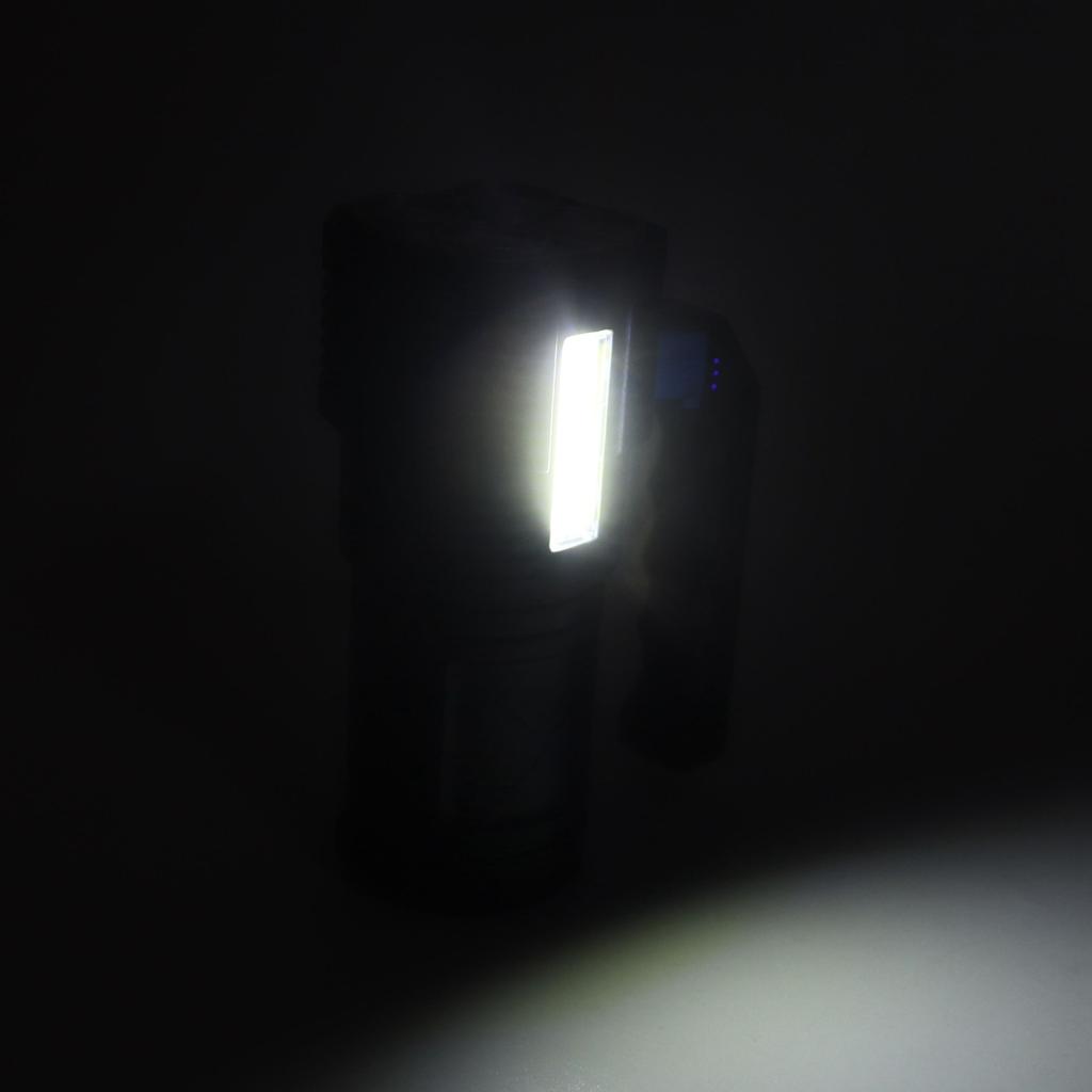 Torch Flashlight 4 Modes IPX4 Waterproof Aluminum Alloy Handheld Searchlight for Outdoor