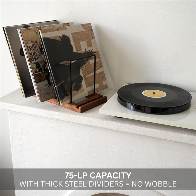 Good-LP Holder Stand Sturdy Vinyl Record Storage For Up To 75 Single Records, Organizes All Your Favorite Classical Albums
