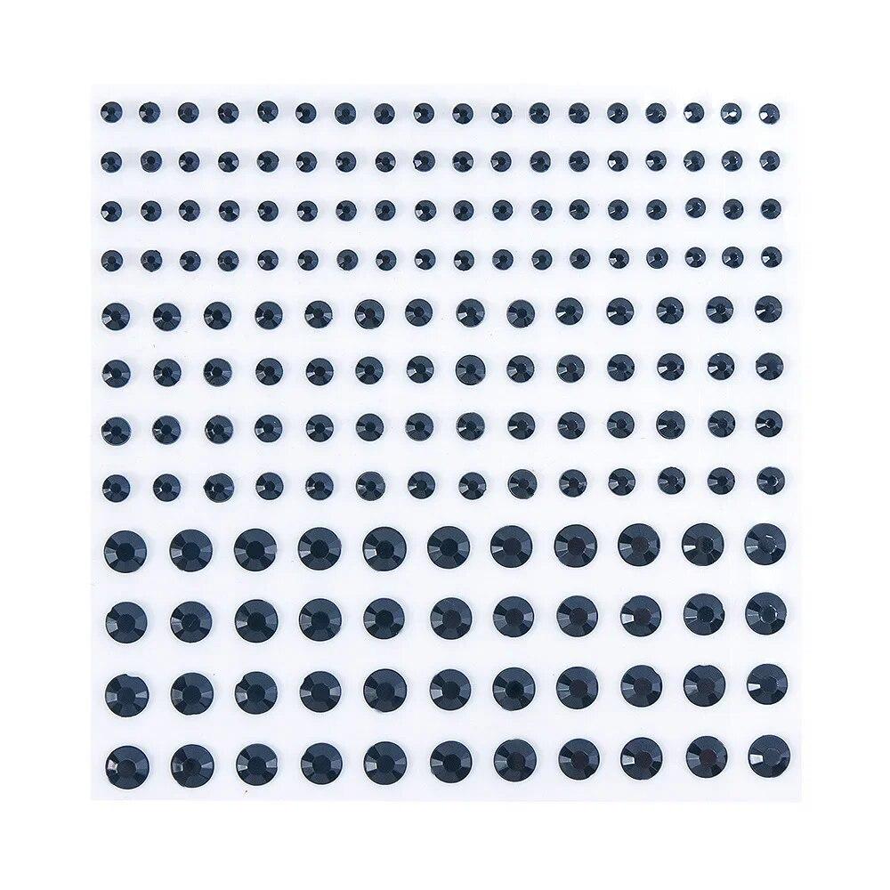 Color Acrylic Rhinestones Sticker for Eyes DIY Party Face Forehead Eyse Makeup Crystal Self-adhesive Tattoo Sticker Nail Sticker