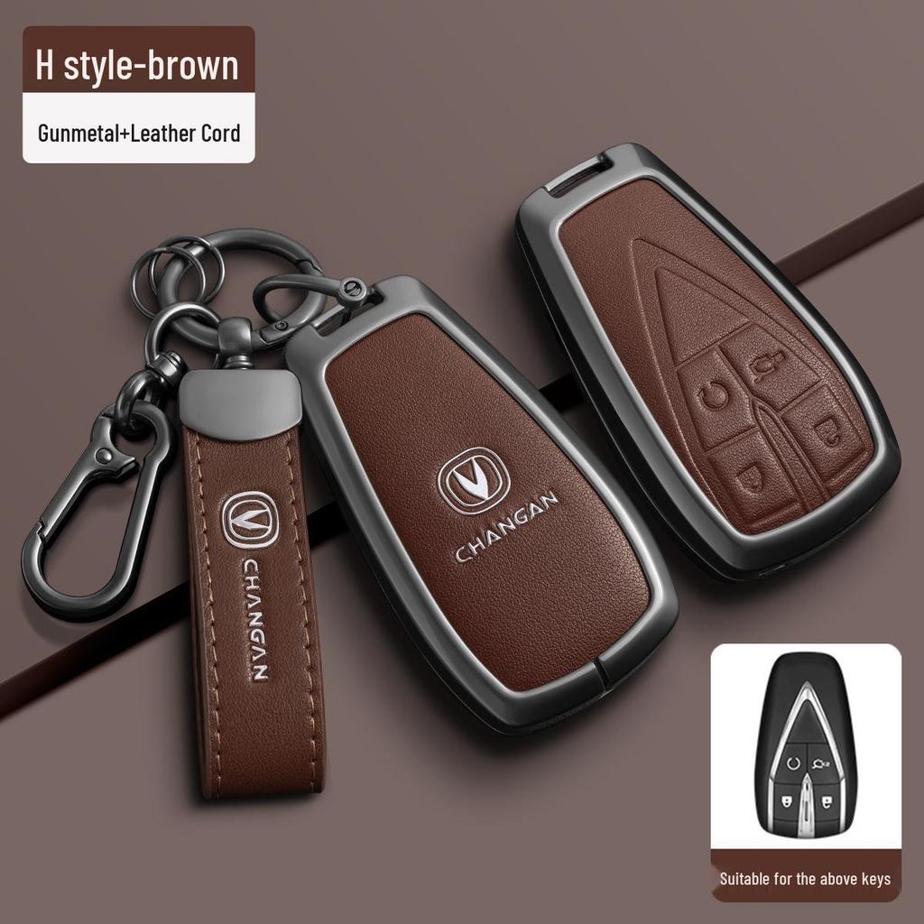 Compatible Key Cover for Changan CS75 Plus, Yidong, CS35, CS55 (All Generations)