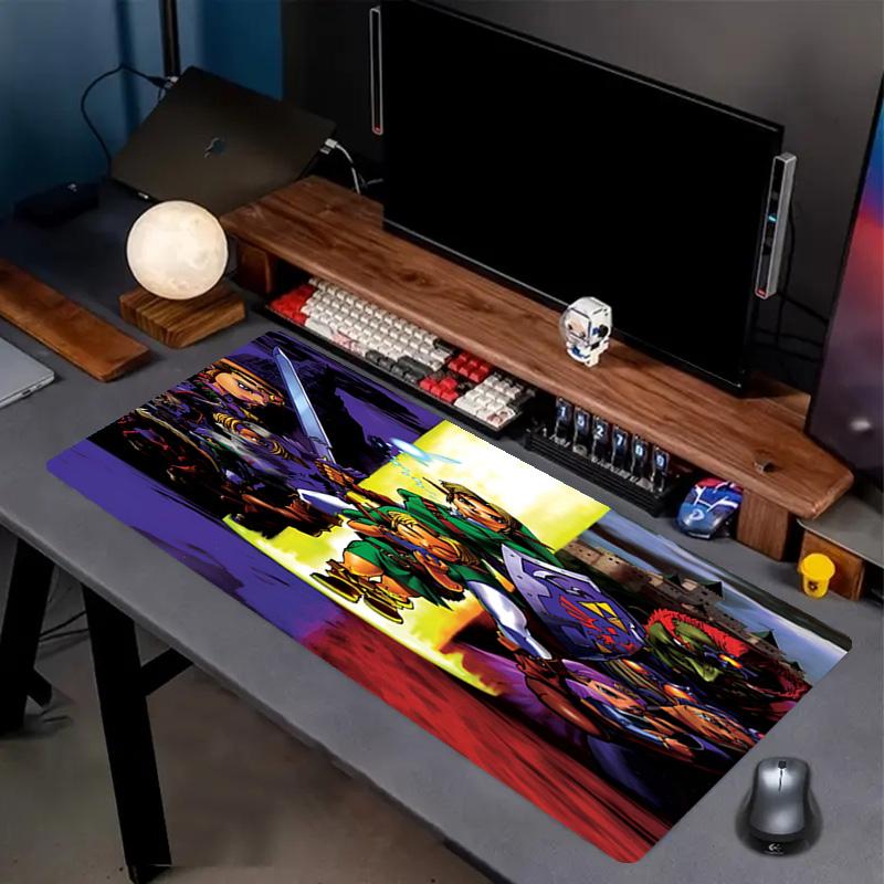 The Legend of Zelda Print Mouse Pad, Anti‑Slip Desktop Keyboard Mat, for PC Laptop Gaming Working Daily Use, Cool Festival Surprise Gift