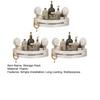 1/3Pcs Bathroom Corner Storage Rack Shampoo Holder Strong Load-bearing Large Capacity Lotion Storage Holder with Suction Cup