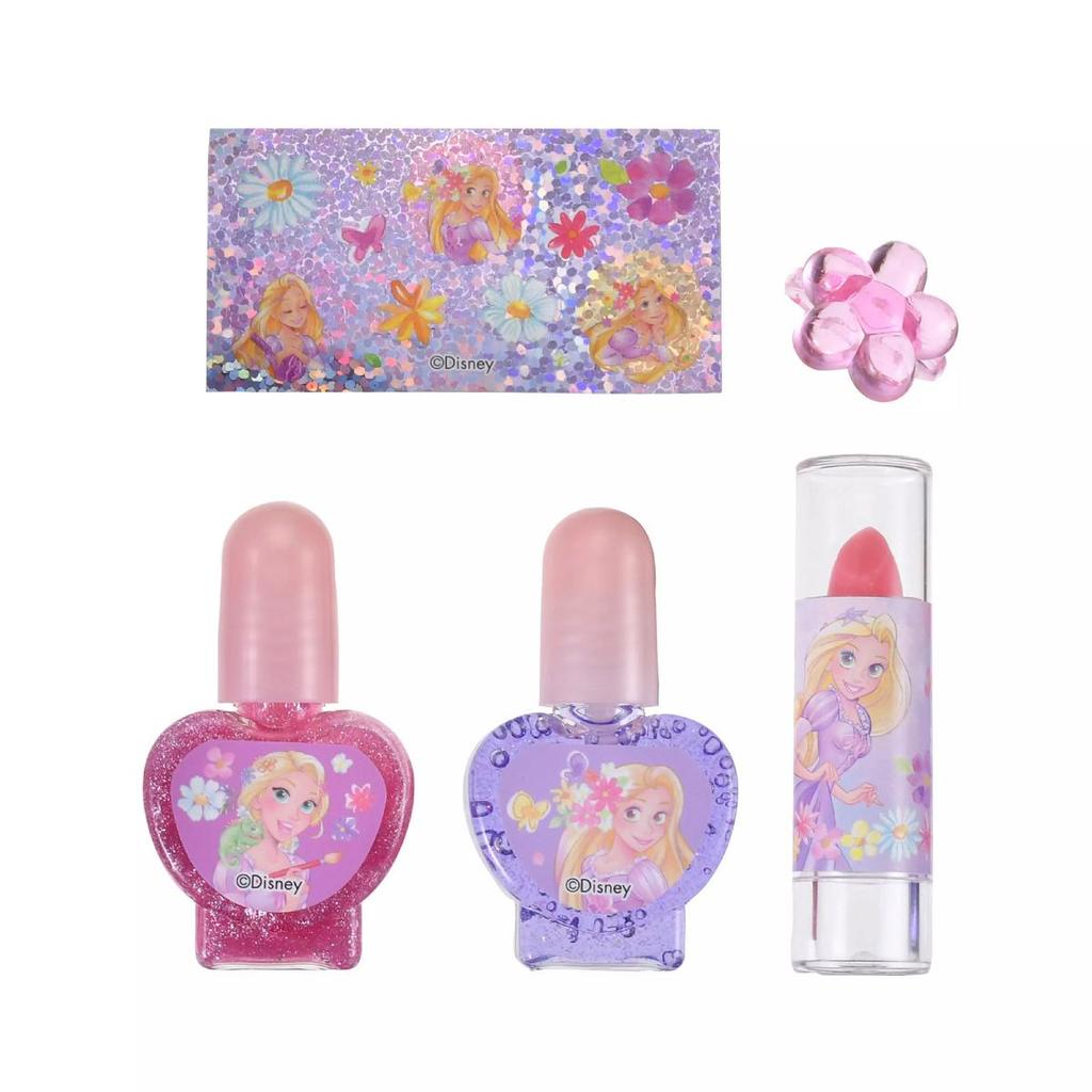 Disney Rapunzel and Pascal Kids Cosmetic Set In Case ( Flower Garden ) Japan NEW