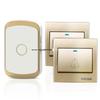 86 Type Large Button No Battery Wireless Home Doorbell with Remote Control
