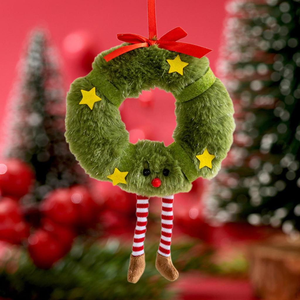 Christmas Tree Plush Pendant Decor, Collectible, Display Xmas Decoration, Hanging