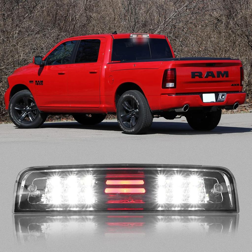 3rd Third Tail Rear Brake Light Replacement For 2009 2010 2011 2012 2013 2014 Ford F-150 Lincoln Mark LT, High Mount Cargo Lamp Waterproof Dual Row