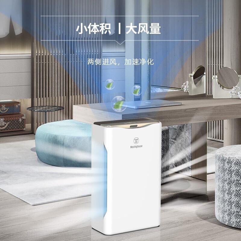 Westinghouse air purifier for household formaldehyde, bacteria, and odor removal