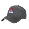 NEW SERBIAN FLAG  Baseball Cap New Hat Luxury Hat Beach Outing Luxury Caps Unisex Womens