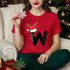 Family Matching Shirts Merry Christmas Outfits Party T-shirts Couple Outfits Children Clothing Matching Shirt Set Family Tee Top