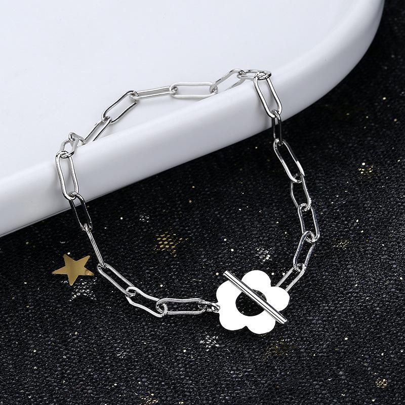 Lindon Zircon Bracelet Jewelry Geometric Bead Chain Link Bracelets Fashion Fine Wedding Gift for Girlfriend Women