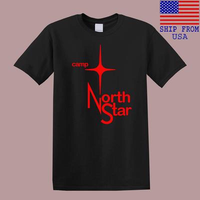 Camp North Star Men#039;s Black Size S5XL Unisex T-Shirt