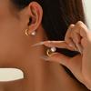 Chic Imitation Pearl Earrings Minimalist Dainty Posting Jewelry For Women Anniversary & Birthday Gift