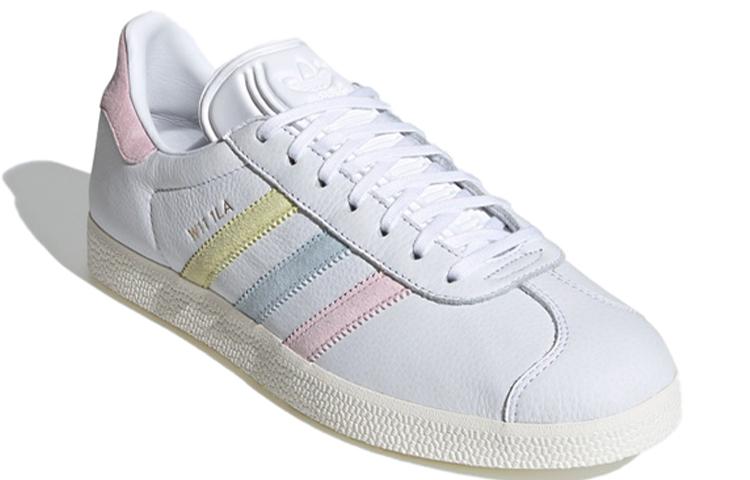 Adidas Gazelle Shoes 'White Yellow Blue Pink' FX0049