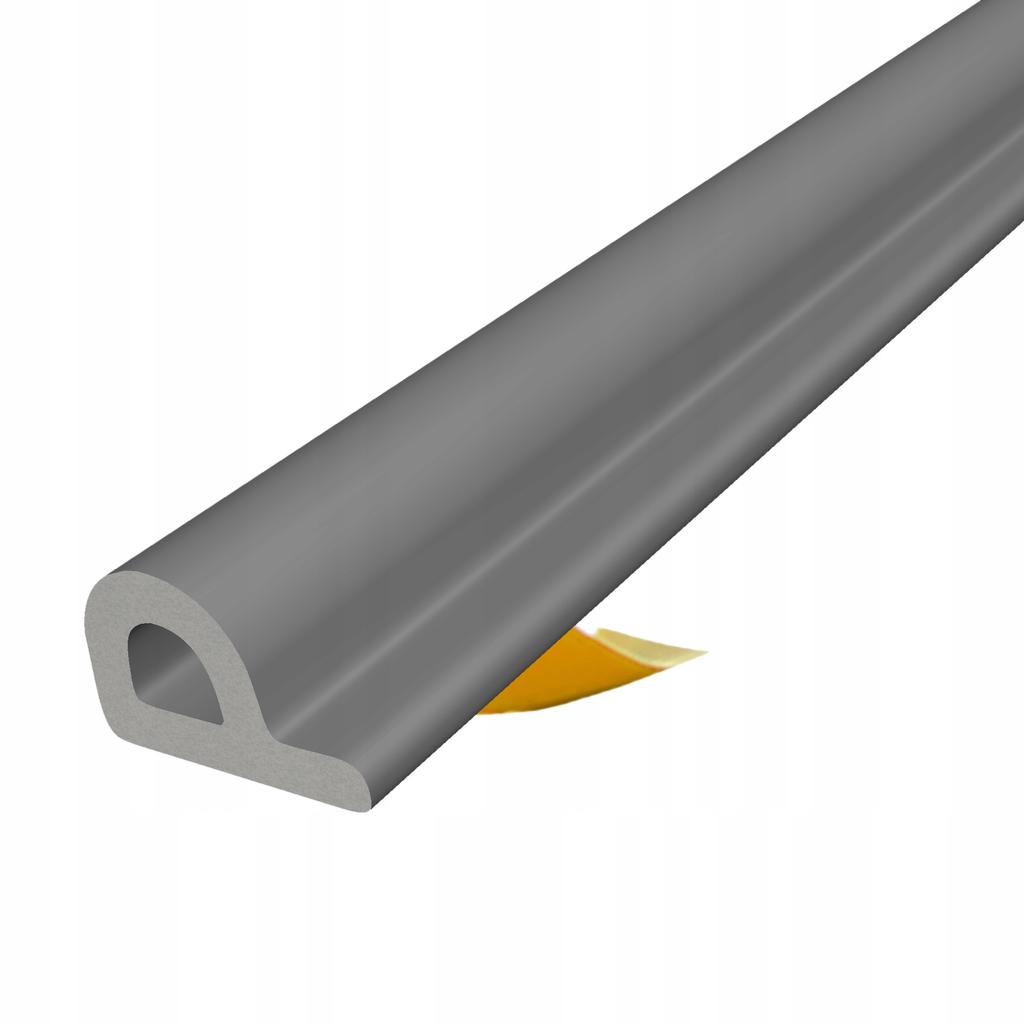 Selbstklebendes Türfensterdichtungsband P 9x5,5mm GRAU