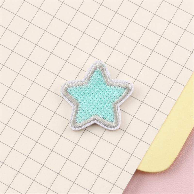 11 Pcs Star Iron On Patches Applique Patches Bowknot Repair Patches Bows Embroidery Patches for Bag Clothes Decoration