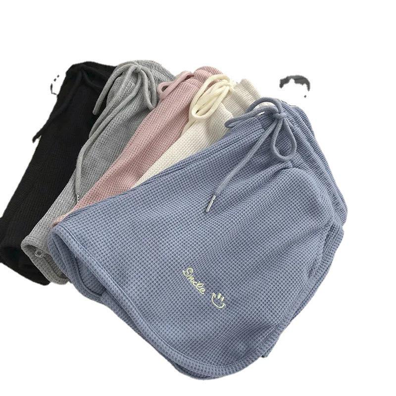 Women's High Waist Summer Running Shorts - Loose, Casual Three-Quarter Length