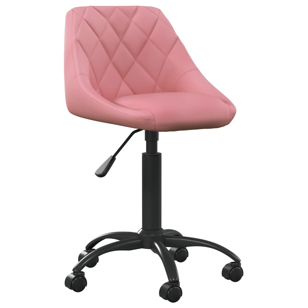 Office Chair Pink Velvet