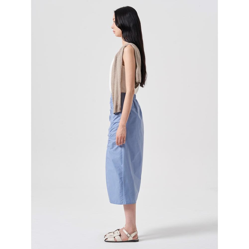 8seconds Cotton Nylon Shirred Skirt Sky Blue