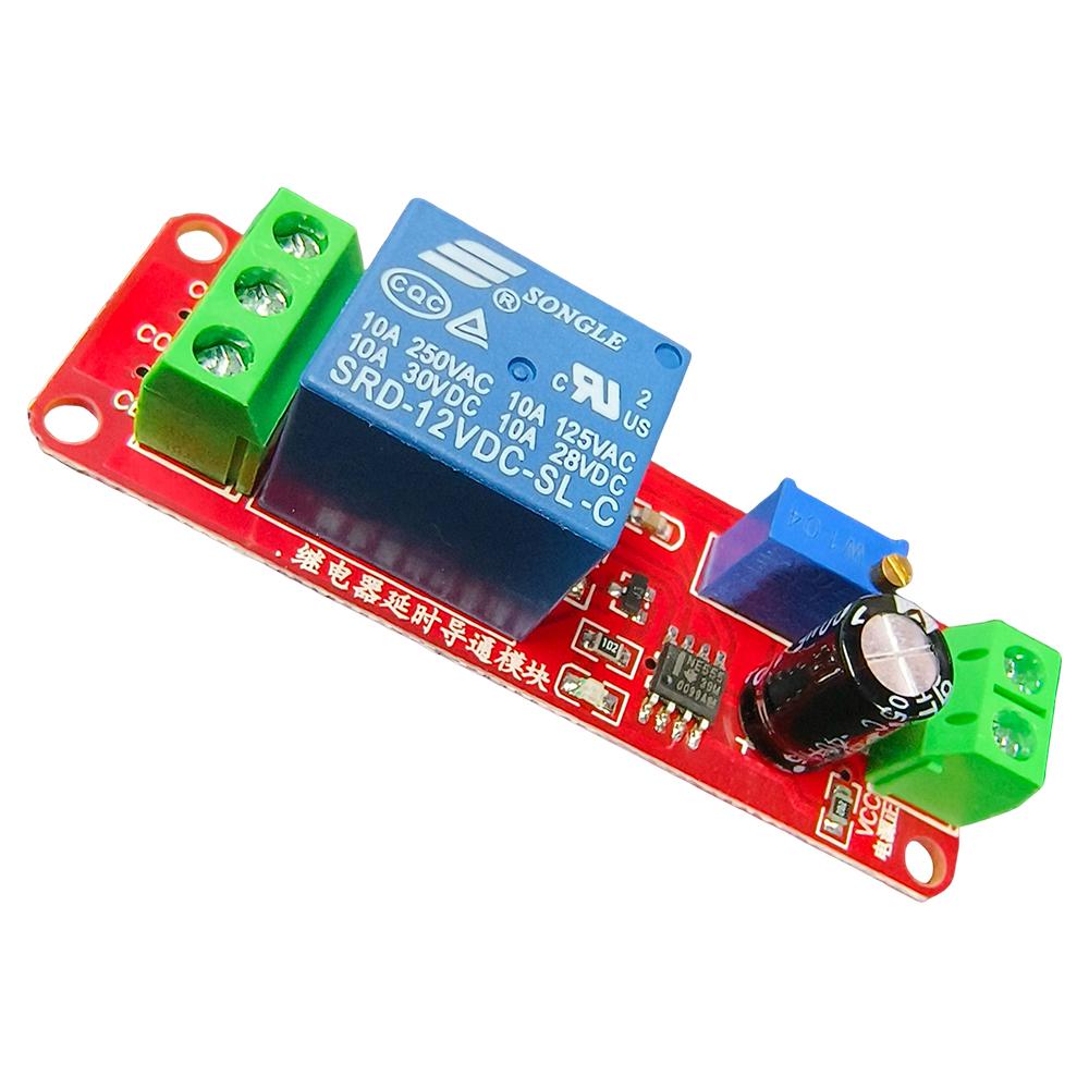 NE555 DK555 Timer Switch Adjustable Disconnect Module DC12V Time delay relay Module DC 12V Delay relay shield 0~10S
