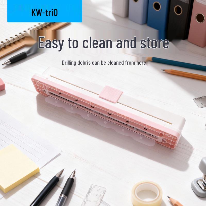 KedeYou 9932K 30-Hole Heart Punch for A4 Loose-Leaf Paper
