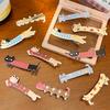 1PC Hairpin Gifts for Cat Lovers Cartoon Animal Theme Head Accessory Hair Clip Casual Cat Pattern Funny Multi-Color