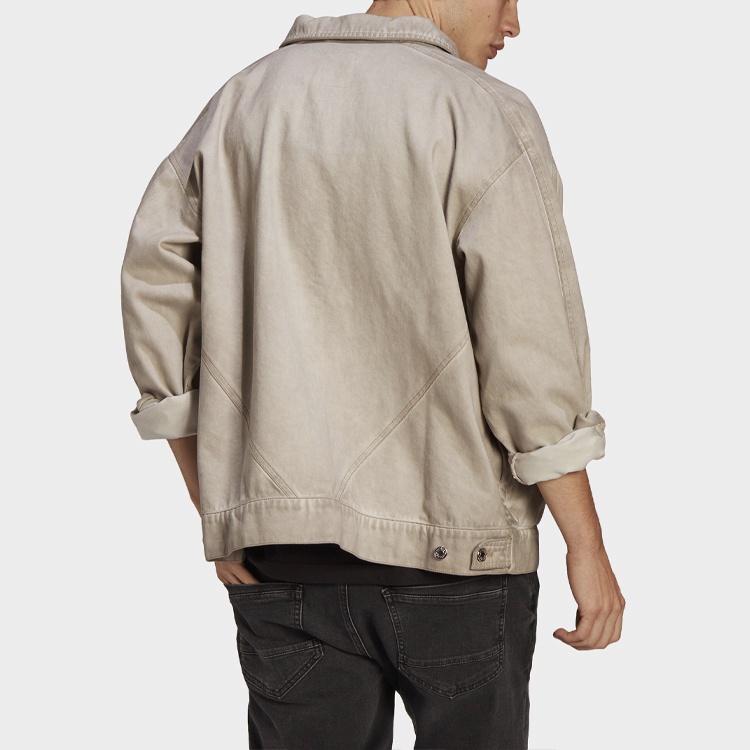 adidas Originals Fshn Denim Jkt Solid Color Casual Jacket Men's GN3314