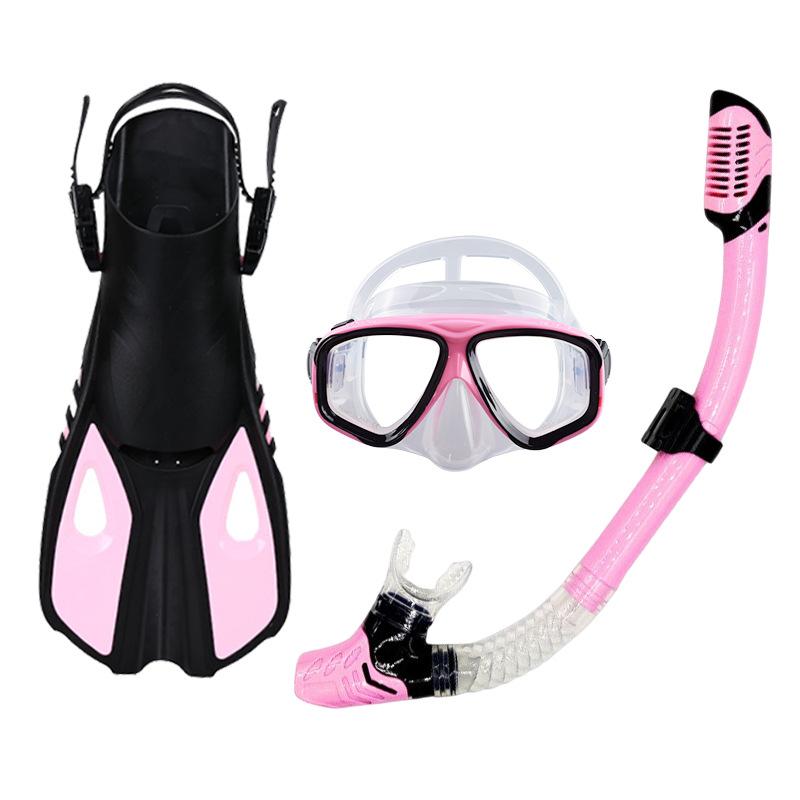 Outdoor sports equipment snorkeling Sambo large frame diving goggles fully dry breathing tube fins snorkeling set