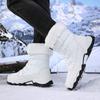 Winter Women's High-top Non-slip Waterproof Wear-resistant Snow Boots Korean Winter Boots