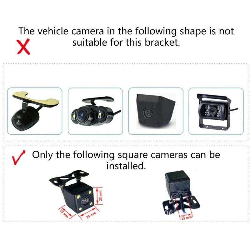 Car Rear View Camera Bracket Plate Lights Mount Universal Vehicle Reverse Cam Back Up Holder For Kia K3 K3S