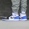Jordan 1 Mid SE White Black Royal GS BQ6931-102